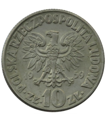 10 zł, Mikołaj Kopernik, 1959, stan 2