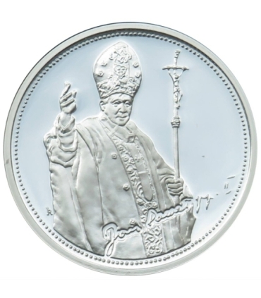 Polska, Jan Paweł II, 30 rocznica pontyfikatu, 2008, srebro Ag999
