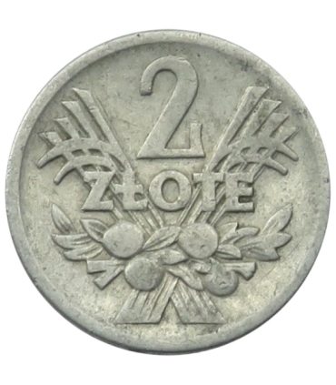 PRL, 2 zł Jagody, 1958, stan 3