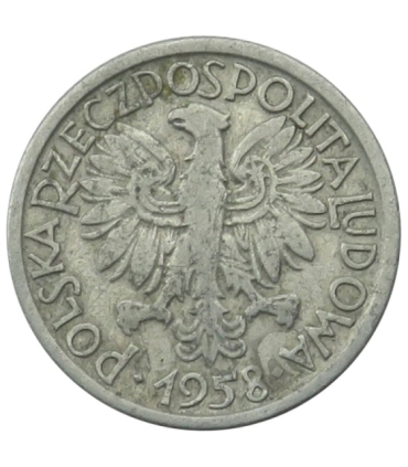 PRL, 2 zł Jagody, 1958, stan 3