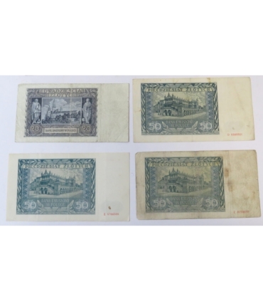 II RP i GG, 5, 10, 20, 50, 100 zł, 1934-1941 r.