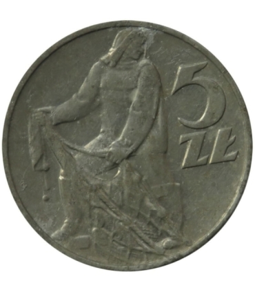 5 zł, Rybak, 1974, stan 2+