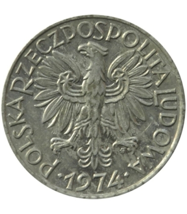 5 zł, Rybak, 1974, stan 2+