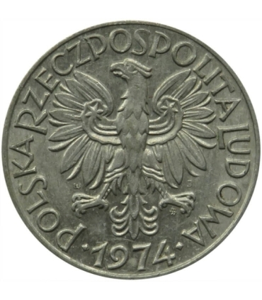 5 zł, Rybak, 1974, stan 2+