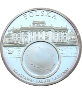 Medal okolicznościowy European currencies Polska Pałac w Łazienkach