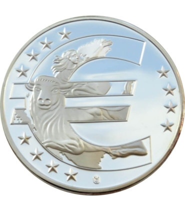 Medal okolicznościowy 10 lat waluty Euro, certyfikat