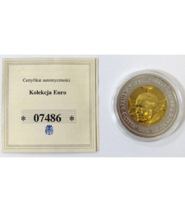 Medal okolicznościowy kolekcja euro wzór Watykan