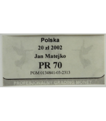 20 zł, Jan Matejko, PGM PR70