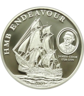 5 $, Wyspy Cooka - HMB Endeavour, 2009