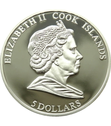 5 $, Wyspy Cooka - HMB Endeavour, 2009