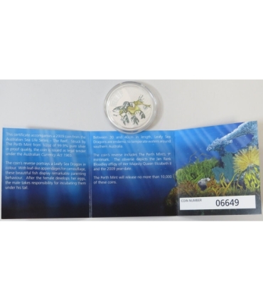 50 cents, Australia - Leafy Sea Dragon, 2009