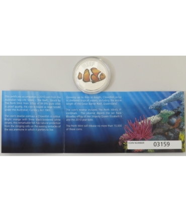 50 cents, Australia - Clownfish, 2010