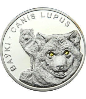 20 rubli, Białoruś - Wilki, 2007, certyfikat