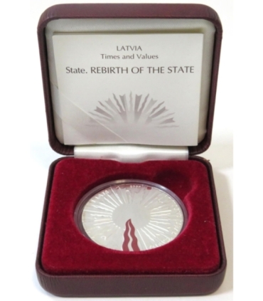 1 lats, Łotwa - Odrodzenie Państwa Łotewskiego, 2007