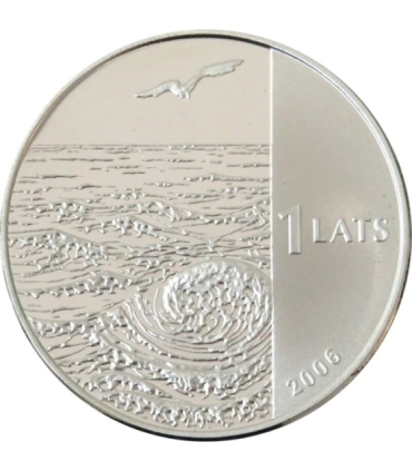 1 lats, Łotwa - Krisjanis Valdemars, 2006
