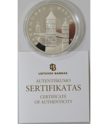 50 litu, Litwa - Panemunes Pilis, 2007, ceryfikat