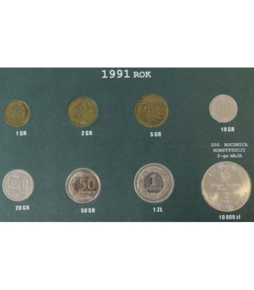 Monety obiegowe Rzeczypospolitej Polskiej 1990-1993 mennicze