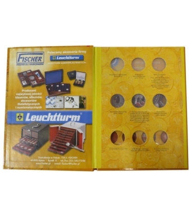 Zestaw 3 albumów na monety 2 zł  Fischer 2004-2006