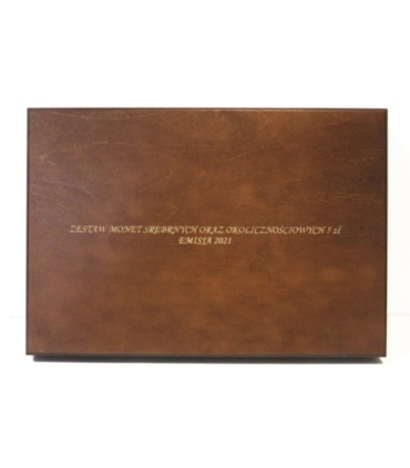 Kaseta rocznik 2021 do monet srebrnych i 5 zł
