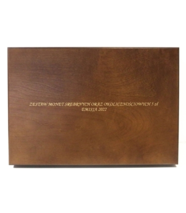 Kaseta rocznik 2022 do monet srebrnych i 5 zł