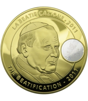 Medal, Życie Papieża Jana Pawła II z certyfikatem