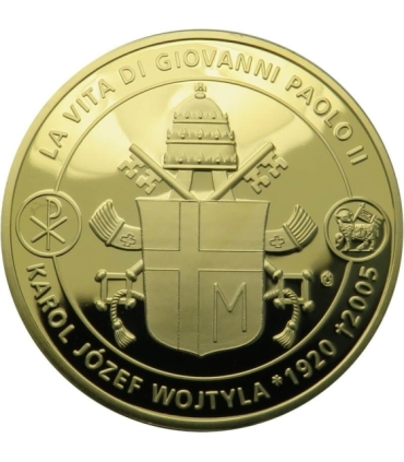Medal, Życie Papieża Jana Pawła II z certyfikatem