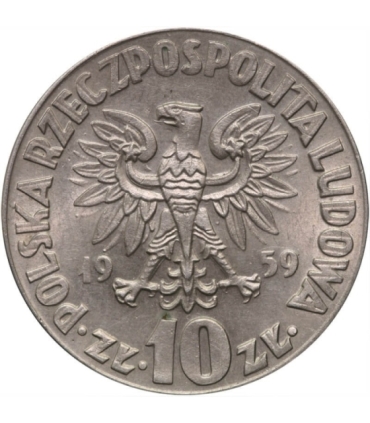 10 zł, Mikołaj Kopernik, 1959, stan 1-