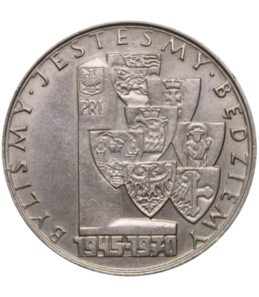 10 złotych, 1970 25 lat - Ziemie Odzyskane, stan 1-