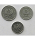 Lot 1962: 5 groszy, 10 groszy, 20 groszy, stan 1-/3/3