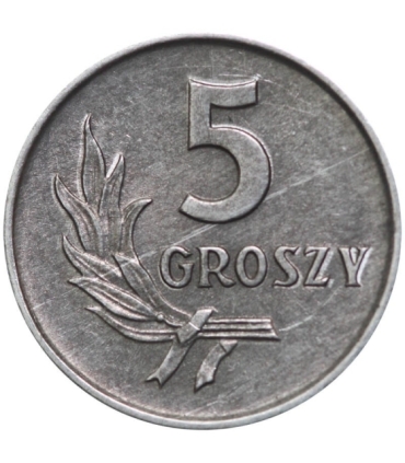 5 groszy 1965, stan 1-