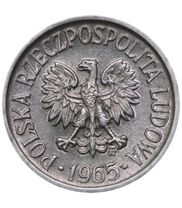 5 groszy 1965, stan 1-