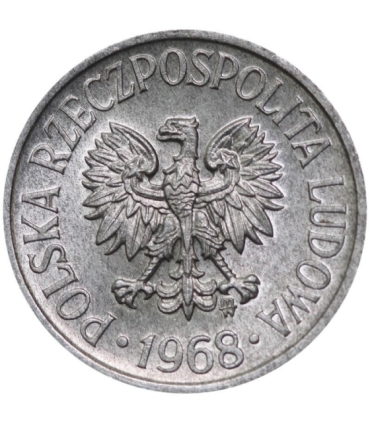 5 groszy 1968, stan 2+
