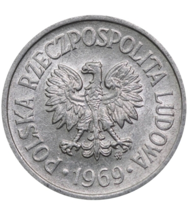 10 groszy 1969, stan 1-