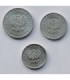 Lot 1970, 5 groszy, 10 groszy, 20 groszy, stan 1/1-