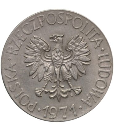 10 zł Kościuszko 1971, stan 1-