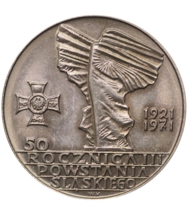 10 złotych, 1971 50 rocznica Powstania Śląskiego