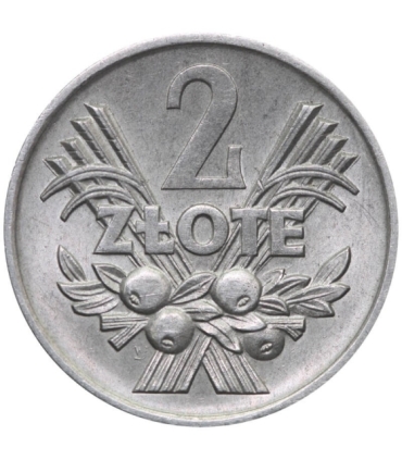 2 złote Jagody, 1972, stan 1 (ideał)