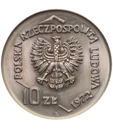 10 złotych, 1972 50 lat portu w Gdyni