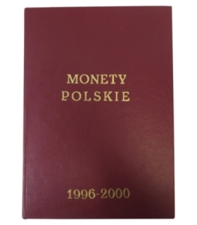 Album używany na monety obiegowe z lat 1996-2000 (w tym 2 zł GN)