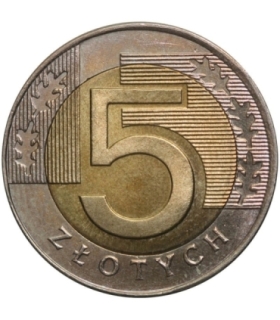 Polska 5 złotych, 1996, mennicze