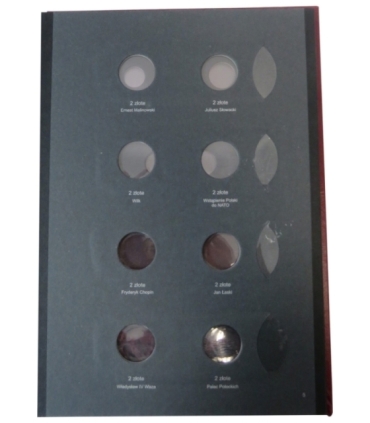 Album używany na monety obiegowe z lat 1996-2000 (w tym 2 zł GN)