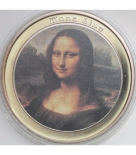 Numizmat arcydzieła malarstwa Mona Lisa