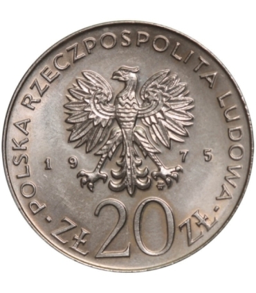 20 złotych, 1975 Międzynarodowy Rok Kobiet, mennicze