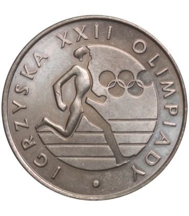 20 złotych, Igrzyska XXII Olimpiady, Moskwa 1980, mennicze