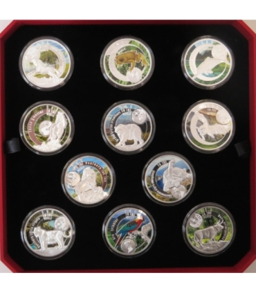 S.O.S. Dla Świata - Ich Już Nie Ma - 11 x 1$, Niue Island, Ag999