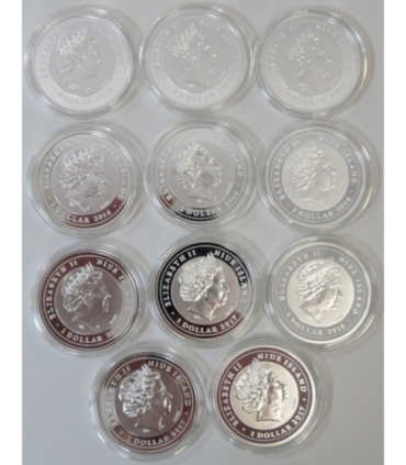 S.O.S. Dla Świata - Ich Już Nie Ma - 11 x 1$, Niue Island, Ag999