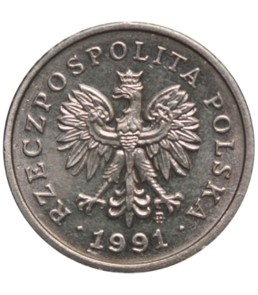 10 groszy, 1991, stan 1-