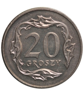 20 groszy, 1991, stan 1/1-