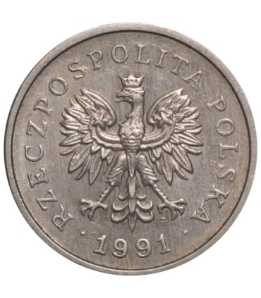 1 złoty, 1991, stan 1-