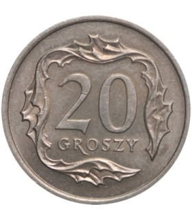 20 groszy, 1992, stan 1/1-